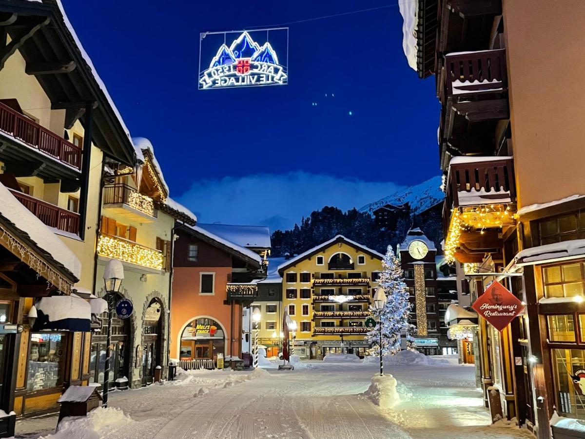 Spacious ski-in ski-out apartment 4-6 pax, 161 Sources de Marie Arc 1950 Les Arcs  Extérieur photo