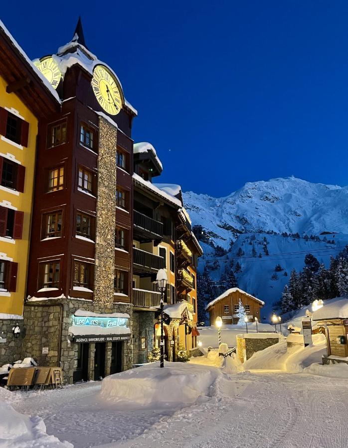 Spacious ski-in ski-out apartment 4-6 pax, 161 Sources de Marie Arc 1950 Les Arcs  Extérieur photo