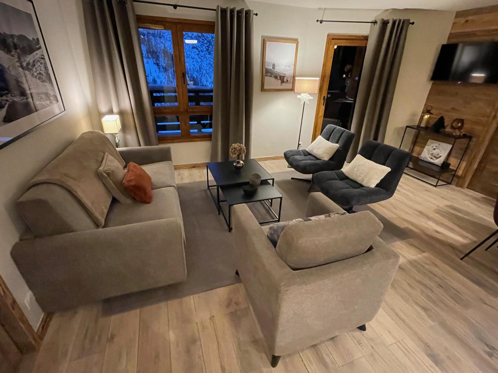 Spacious ski-in ski-out apartment 4-6 pax, 161 Sources de Marie Arc 1950 Les Arcs  Extérieur photo